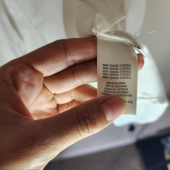 Cloth & Stone Long Sleeve Button Front Collared Coordinating Lyocell Shirt - Picture 5 of 6